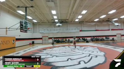 110-119 lbs Quarterfinal - Henry Quiver, Lander Tiger Tough Wrestling vs Tannen Birdsley, Thermopolis Wrestling Club