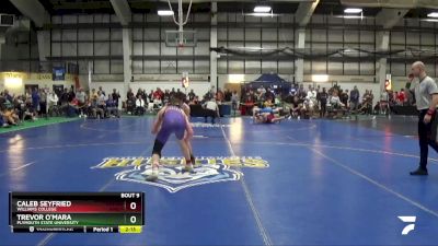 149 lbs Prelim - Trevor O`Mara, Plymouth State University vs Caleb Seyfried, Williams College