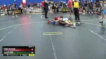 85 lbs Round 5 (6 Team) - Cole Wyller, American Gladiators-Blue vs Caleb Kirk, Revival Villains