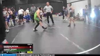 85 lbs Parker Jimenez, Team Bear White vs Kameron Dotson, Roundtree