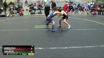 64 lbs Round 3 (4 Team) - Landon Mills, Untouchables vs Theo Bales, Contenders WA Blue