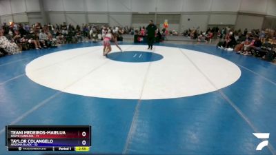 132 lbs Round 1 (16 Team) - Teani Medeiros-Maielua, South Carolina vs Taylor Colangelo, Arizona Black