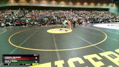 138 lbs Champ. Round 1 - Kros O`Brien, Lakeland vs Carson Melendy, Churchill County