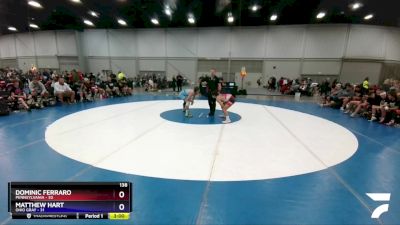 138 lbs Round 1 (8 Team) - Dominic Ferraro, Pennsylvania vs Matthew Hart, Ohio Gray