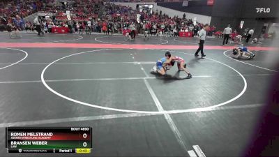 72 lbs Semifinal - Romen Melstrand, Askren Wrestling Academy vs Bransen Weber, LAW