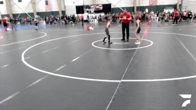 57 lbs Quarterfinal - Colt Christensen, Broken Bow Wrestling Club vs Kyler Sexton, The Royal