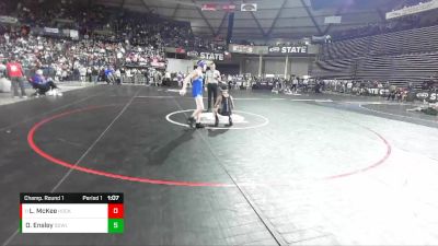 2A 106 lbs Champ. Round 1 - Liam McKee, Hockinson vs Owen Ensley, Sedro-Woolley