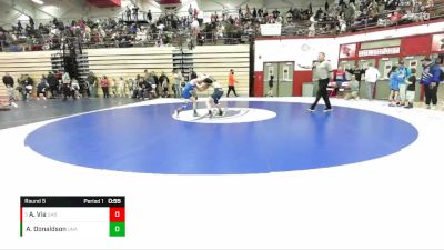 108 lbs Round 5 - Adam Via, Franklin Central vs Adelyn Donaldson, Unattached