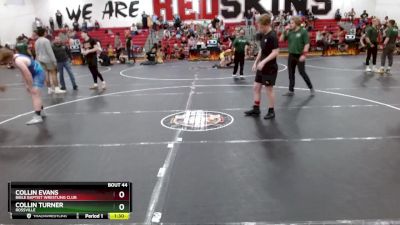 150/160 Round 5 - Collin Turner, Rossville vs Collin Evans, Bible Baptist Wrestling Club