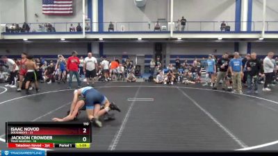 110 lbs Round 7 (8 Team) - Isaac Novod, Doughboys vs Jackson Crowder, Team Nauman