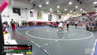 195 lbs Cons. Round 1 - Jacob Rubio, Dos Pueblos vs Deven De La Riva, Ontario