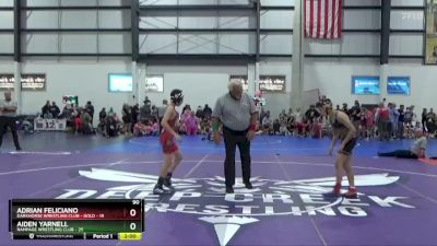 90 lbs Semis (4 Team) - Adrian Feliciano, DARKHORSE WRESTLING CLUB - GOLD vs Aiden Yarnell, RAMPAGE WRESTLING CLUB