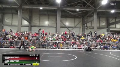 85 lbs Quarterfinal - Keyen Koochel, Abilene vs Jace Kreutzer, Pratt