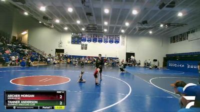 42-43 lbs Round 1 - Archer Morgan, Douglas WC vs Tanner Anderson, Glenrock Wrestling Club