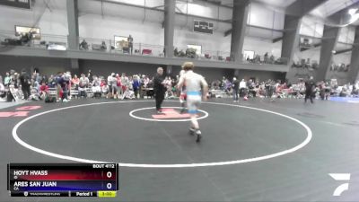 132 lbs Champ. Round 2 - Hoyt Hvass, ID vs Ares San Juan, CA