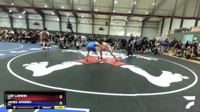 175 lbs Champ. Round 2 - Leif Larwin, OR vs James Amadeo, WA