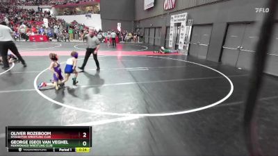 51 lbs Cons. Round 3 - George (Geo) Van Veghel, Mukwonago Wrestling Club vs Oliver Rozeboom, Stoughton Wrestling Club