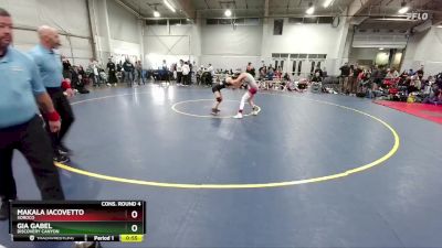 105 lbs Cons. Round 4 - Gia Gabel, Discovery Canyon vs Makala Iacovetto, Soroco