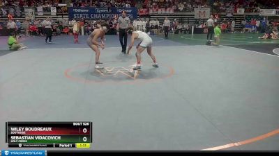 D 1 138 lbs Semifinal - Wiley Boudreaux, Southside vs Sebastian Vidacovich, Holy Cross