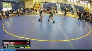 106 lbs Round 5 (8 Team) - Nathan Fisher, Free-Buch-Creek #1 vs Ehab Shalaby, Attack