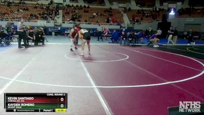 D1-175 lbs Cons. Round 2 - Kayden Romero, Desert Ridge vs Kevin Santiago, Corona Del Sol