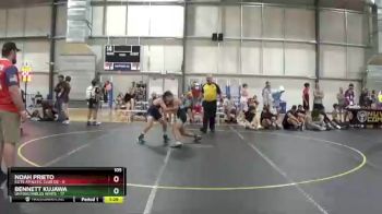 105 lbs Round 2 (6 Team) - Noah Prieto, Elite Athletic Club DZ vs Bennett Kujawa, Untouchables White