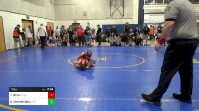 72 lbs Round Of 32 - Jaxson Rider, Gladiators vs Owen Blankenship, Virginia Patriots