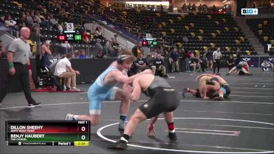 174 lbs Cons. Round 2 - Benjy Haubert, The Citadel vs Dillon Sheehy, Army West Point