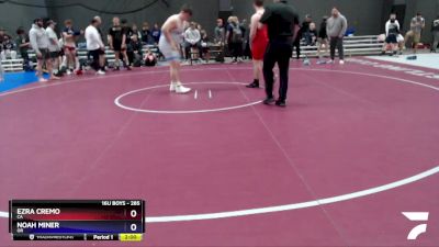 285 lbs Round 1 - Ezra Cremo, CA vs Noah Miner, OR