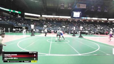 217 lbs Semifinal - Mason Shank, Unattached vs Benjamin Bell, GAH1