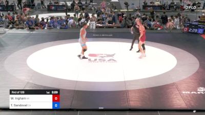 182 lbs Rnd Of 128 - Wyatt Ingham, Wisconsin vs Thomas Sandoval, California