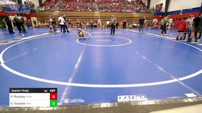 58 lbs Quarterfinal - Paden Rumsey, Pawhuska Elks Takedown vs Otto Vuocolo, HURRICANE WRESTLING ACADEMY