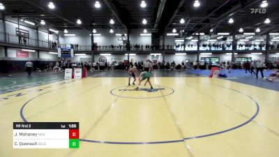 135A lbs Rr Rnd 2 - Joe Mahoney, New Fairfield vs Chase Quenault, Delbarton