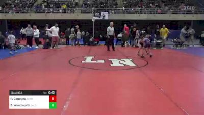 56 lbs Round Of 16 - Peter Capogna, Sand Beach vs Zayne Woodworth, Baldwinsville, NY