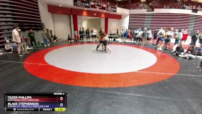 285 lbs Round 2 - Blake Stephenson, Putnam City Freestyle Wrestling Club vs Tazer Phillips, Highlander Youth Wrestling