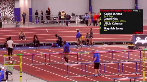 Women's 60m Hurdles, Finals 1