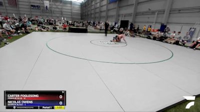 113 lbs Placement Matches (8 Team) - Carter Foglesong, Missouri Blue vs Nicolas Owens, Georgia BLACK