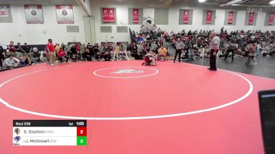 175 lbs Semifinal - Sawyer Goodwin, Spaulding vs Joseph McDowell, Bow