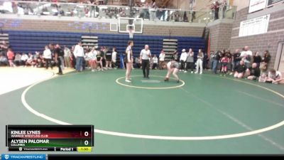 152/165 Round 1 - Kinlee Lynes, Warrior Wrestling Club vs Alysen Palomar, Columbia