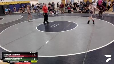 126 lbs Cons. Round 2 - Jonathan Warren, Dominate Club Wrestling vs Bryden Hulburt, Desert Mountain Wrestling Club