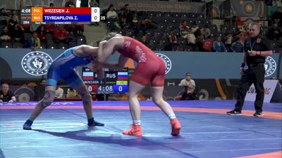 59 kg Semifinal - Jowita Wrzesien, POL vs Zhargalma Tsyrempilova Tcyrenova, RUS