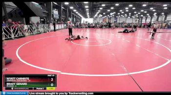 80 lbs Rd# 4- 2:00pm Friday Final Pool - Wyatt Carnrite, Agression Legionaries vs Brady Genard, PA Gold