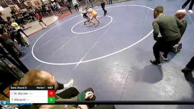 120 lbs Cons. Round 3 - William Barnes, Flathead vs Thomas Albrecht, Central Valley