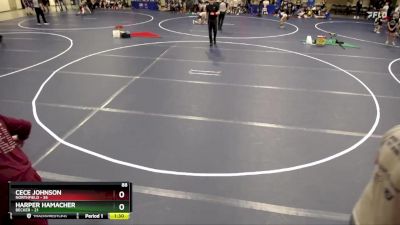 88 lbs Semis & 1st Wrestleback (8 Team) - Cece Johnson, Northfield vs Harper Hamacher, Becker