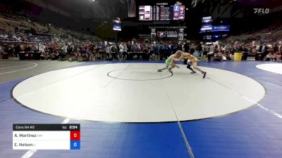 126 lbs Cons 64 #2 - Anastacio Martinez, New Mexico vs Emmett Nelson, Illinois