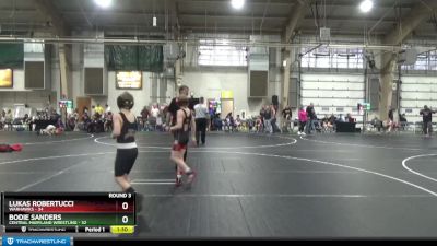 76-80 lbs Round 3 - Lukas Robertucci, Warhawks vs Bodie Sanders, Central Maryland Wrestling