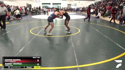 175 lbs Champ. Round 2 - Ashwin Banipal, South Torrance vs Robert Oropeza, Yorba Linda