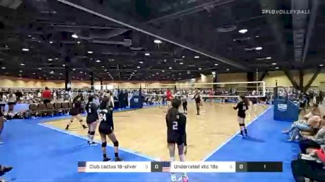 Club cactus 18-silver vs Underrated vbc 18s - 2022 JVA West Coast Cup presented by Nike