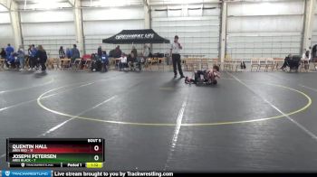 107 lbs Round 3 (4 Team) - Quentin Hall, Ares Red vs Joseph Petersen, Ares Black