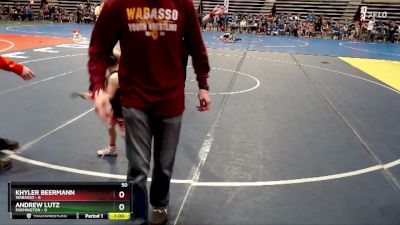 50 lbs Semis & 1st Wrestleback (8 Team) - Khyler Beermann, Wabasso vs Andrew Lutz, Farmington